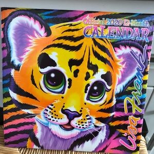 NEW Lisa Frank 2020 12 month calendar